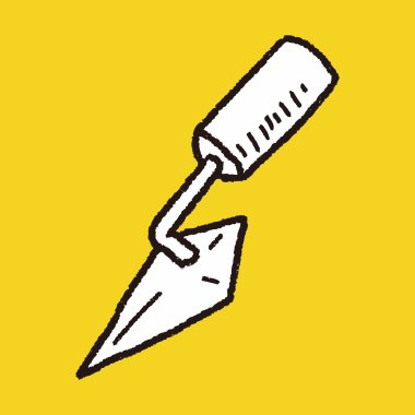 Çimento aracı doodle