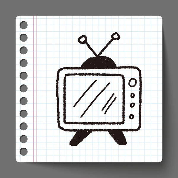 Doodletv — Vetor de Stock