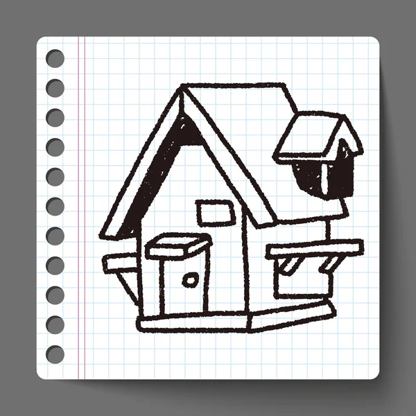 Doodle House — Stock Vector