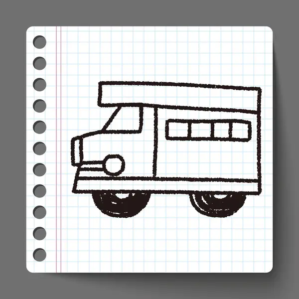 SUV Doodle — Archivo Imágenes Vectoriales