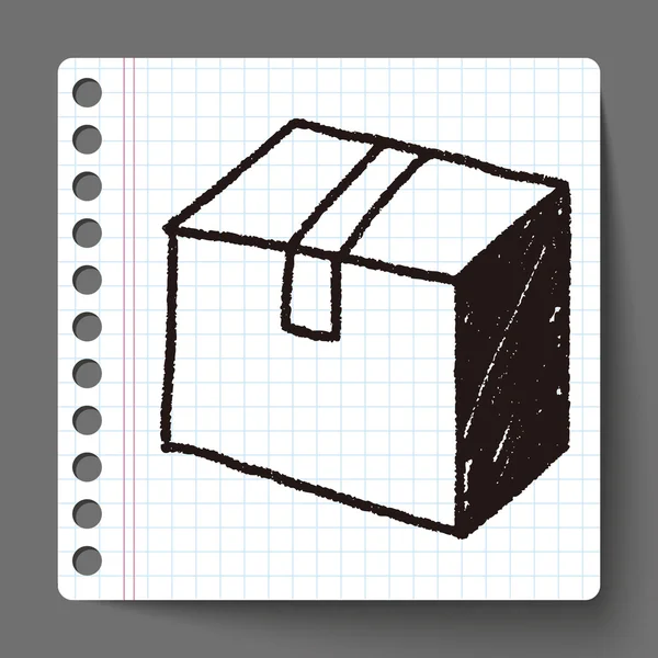 Caixa de doodle — Vetor de Stock