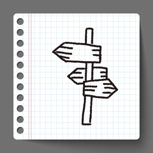 Doodle tecken — Stock vektor