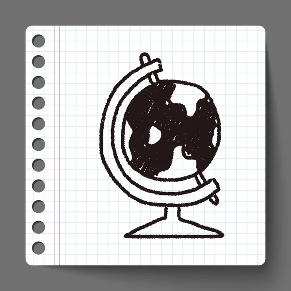Globo de Doodle — Archivo Imágenes Vectoriales