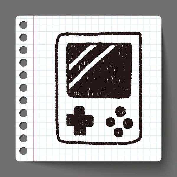 Handheld-Doodle-Zeichnung — Stockvektor