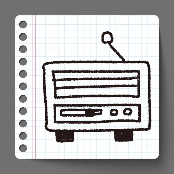 Desenho de doodle de forno — Vetor de Stock