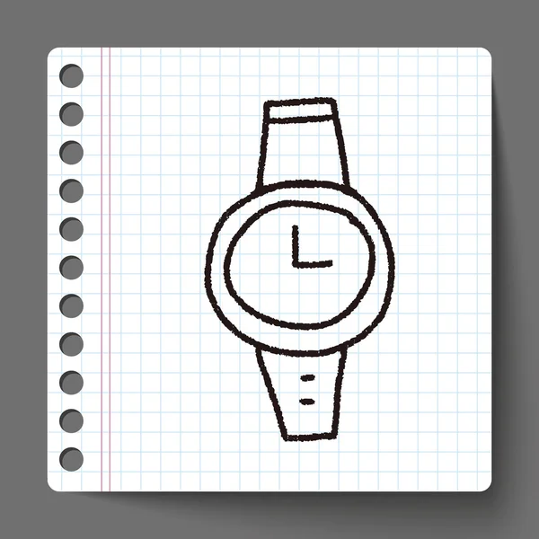 Doodle watch — Stock Vector