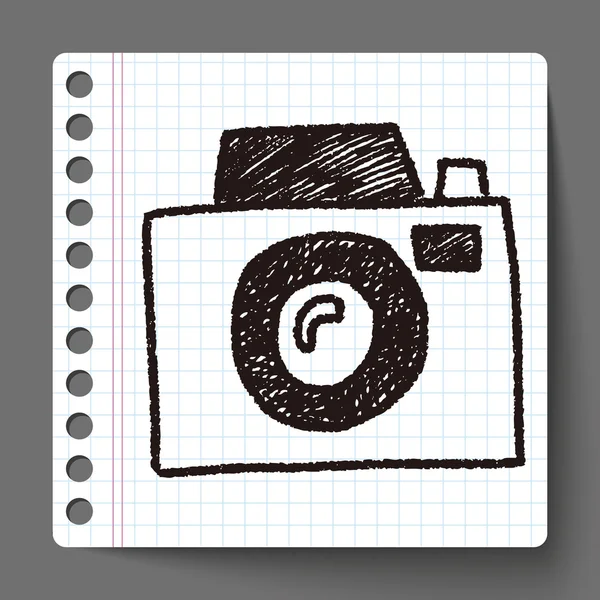 Doodle Caméra — Image vectorielle