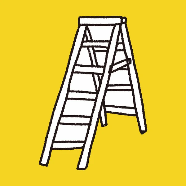 Ladder doodle — Stockvector