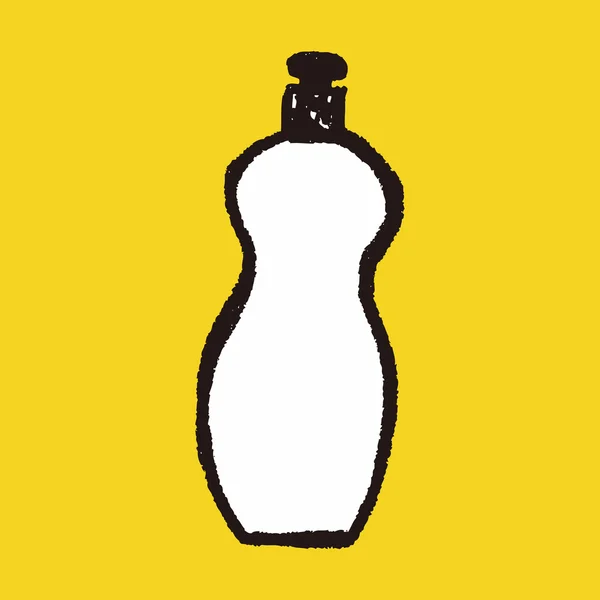 Bottle doodle — Stock Vector