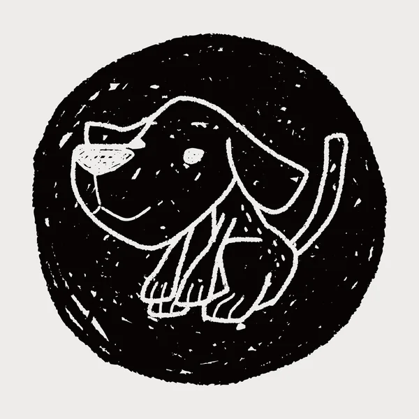 Köpek doodle — Stok Vektör