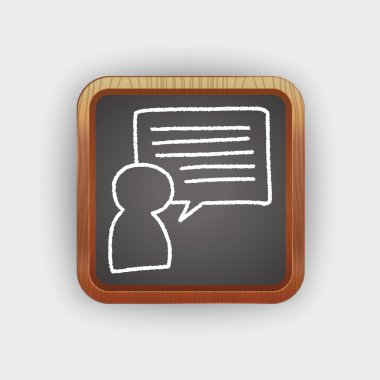 İnsanlar konuşma doodle