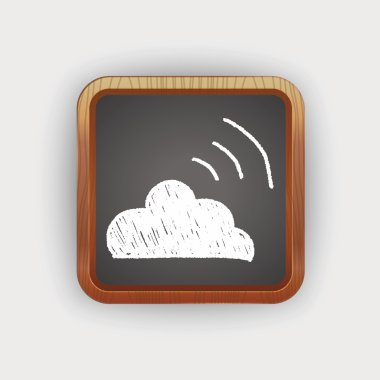 Internet bulut doodle çizim