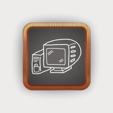 bilgisayar doodle çizim