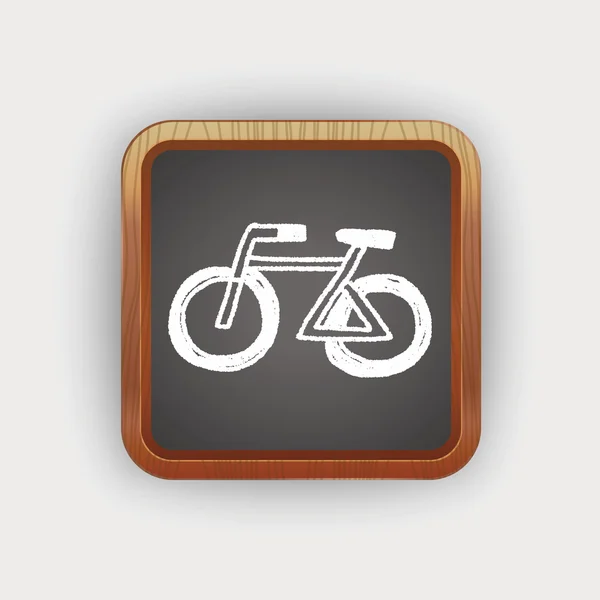 Bicicleta Doodle — Vector de stock