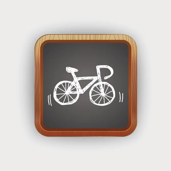 Bicicleta Doodle — Vetor de Stock