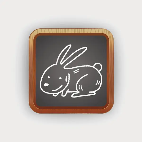 Лапша-кролик — стоковый вектор