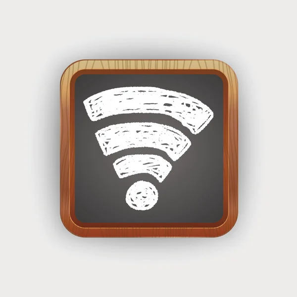 Wifi doodle —  Vetores de Stock