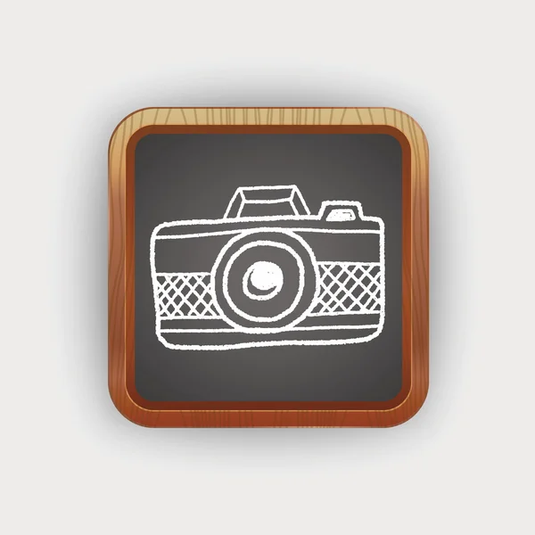 Doodle fotoaparát — Stockový vektor