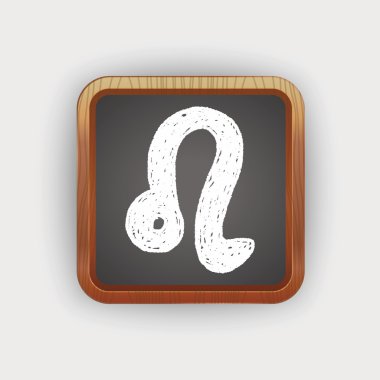 Aslan takımyıldızı doodle