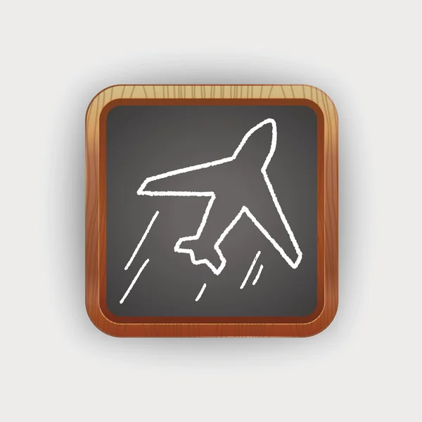 Самолеты doodle — стоковый вектор