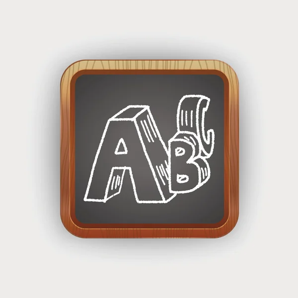 Abc doodle — Image vectorielle