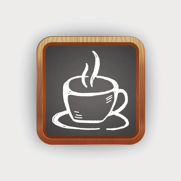 Kaffeebecher-Doodle — Stockvektor