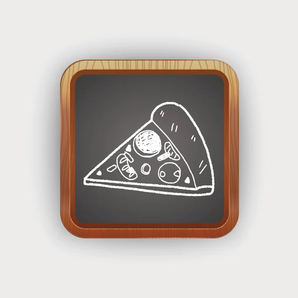 Pizza Doodle — Archivo Imágenes Vectoriales