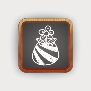 Paskalya yumurtası doodle
