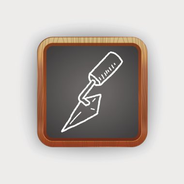 Çimento aracı doodle
