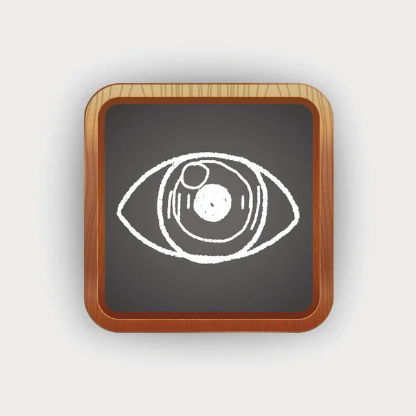 Глаза каракули — стоковый вектор
