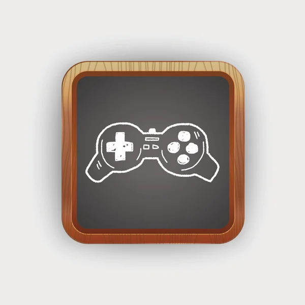 Doodle Game Controller — Stockvektor