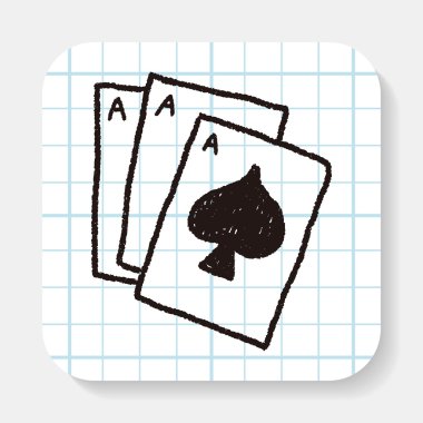 PlayCard doodle çizim