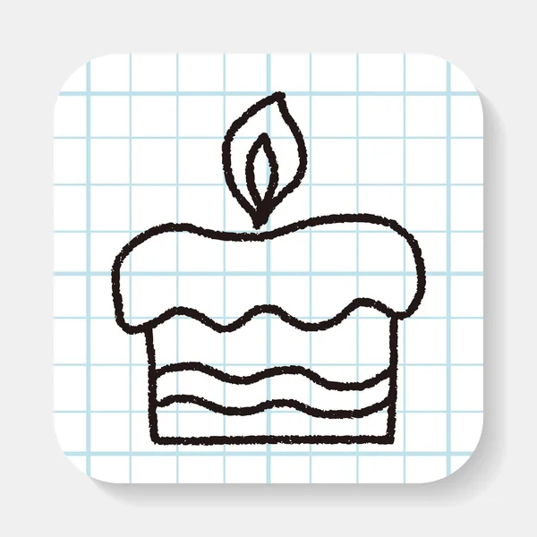 Doodle κέικ — Διανυσματικό Αρχείο