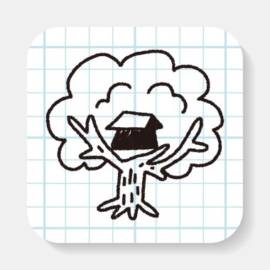 Doodle ağaç evi