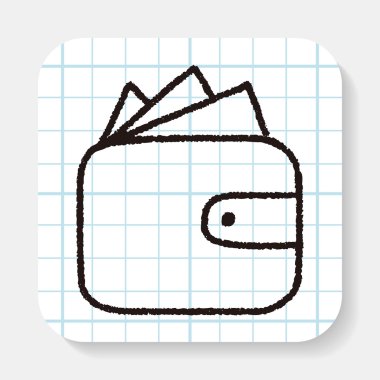 m-cüzdan doodle