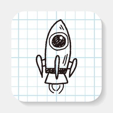 Uzay gemisi doodle