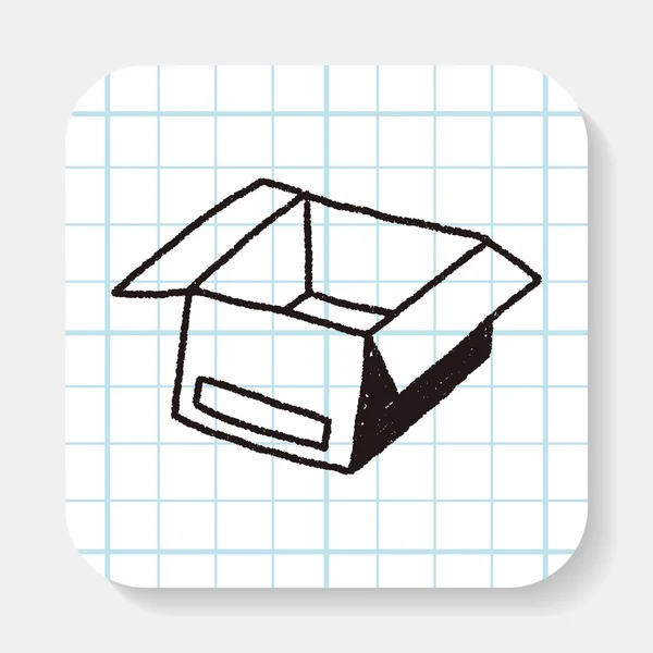 Doodle-Box — Stockvektor