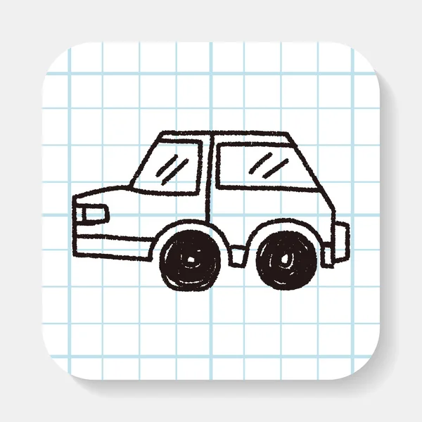 Voiture Doodle — Image vectorielle