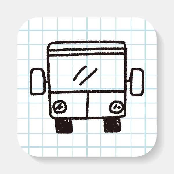 Doodle автобус — стоковий вектор