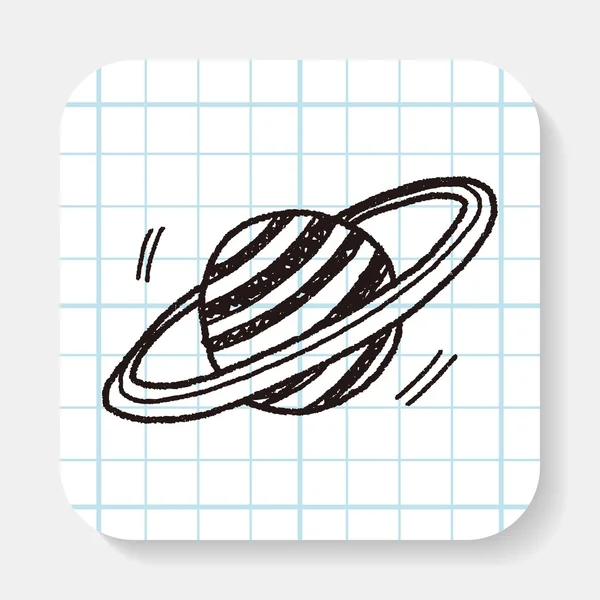 Doodle Planet — Stock Vector