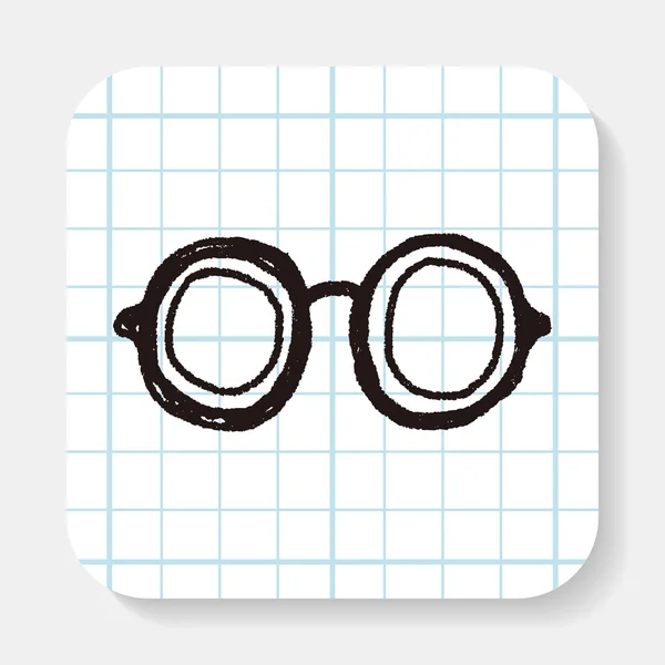 Doodle-Brille — Stockvektor