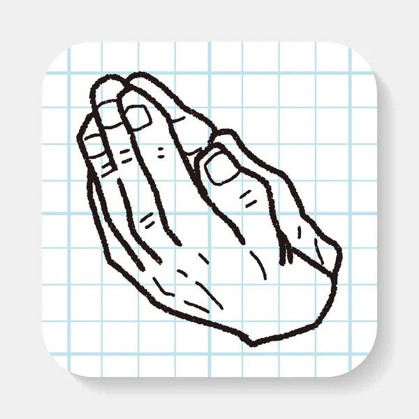 Doodle жест — стоковий вектор