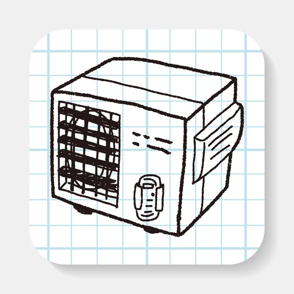 空调涂鸦 — 图库矢量图片