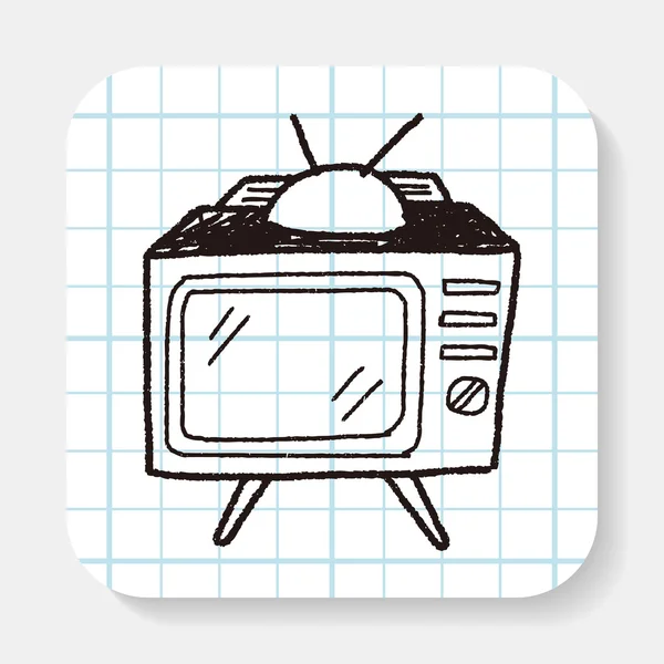 Телевизионный болван — стоковый вектор