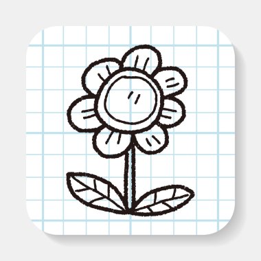 çiçek doodle