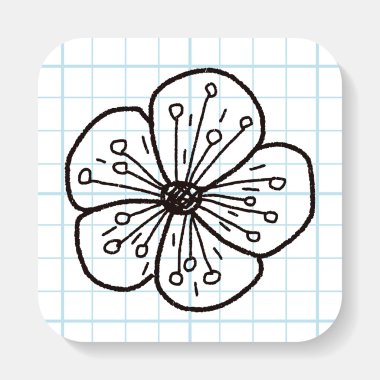 çiçek doodle