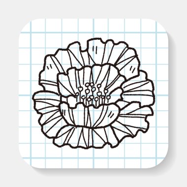 çiçek doodle