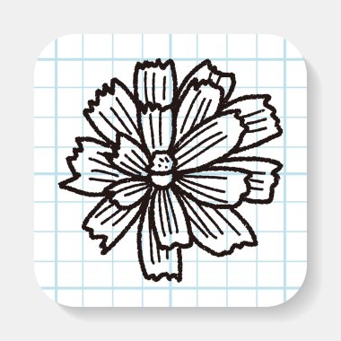 çiçek doodle