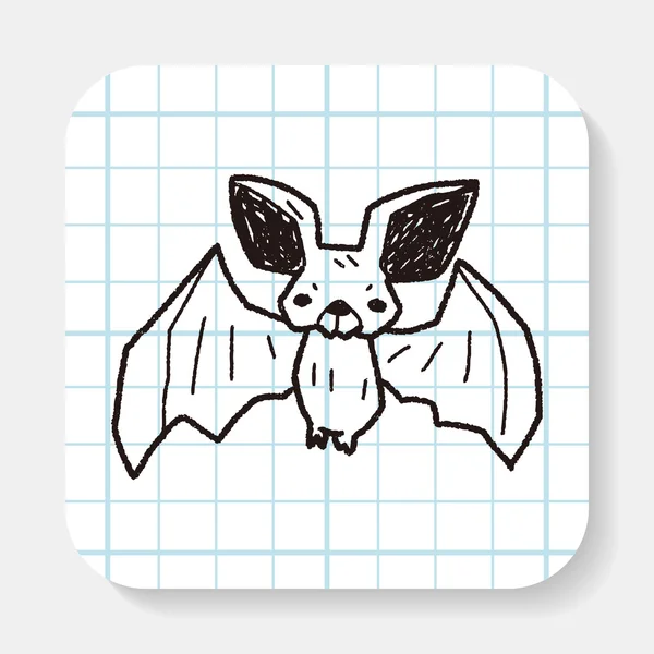 Bat doodle — Stock vektor