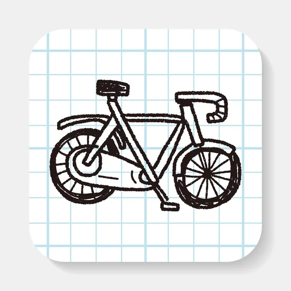 Bike doodle — Stock Vector